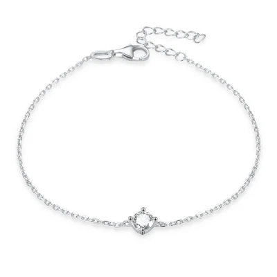 925 Sterling Cubic Zirconia Bracelet Jewelry Women Silver Bracelets